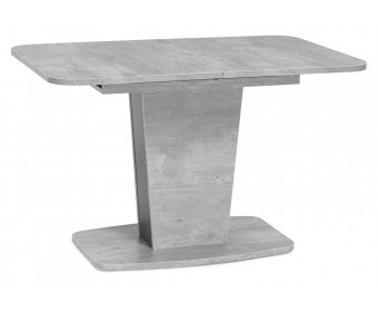 Стол на тумбе Токио-28 120(152)х75х76 метрополитан грей / антрацит