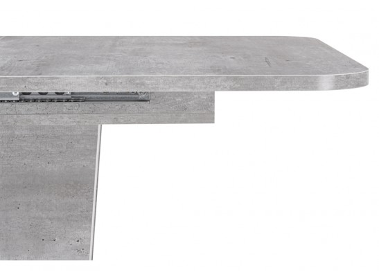 Стол на тумбе Токио-28 120(152)х75х76 метрополитан грей / антрацит в Ростове-на-Дону