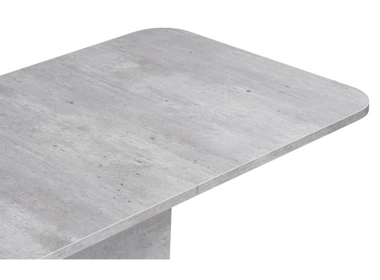 Стол на тумбе Токио-28 120(152)х75х76 метрополитан грей / антрацит в Ростове-на-Дону