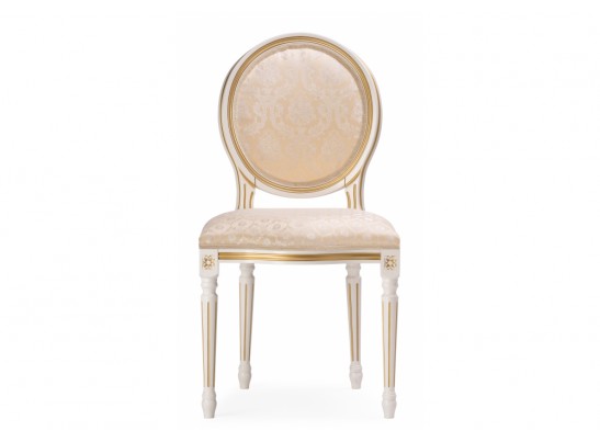 Стул Данте молочный / золотая патина в Ростове-на-Дону