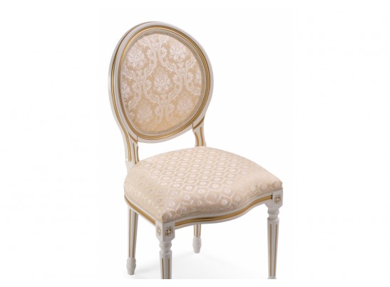 Стул Данте молочный / золотая патина в Ростове-на-Дону