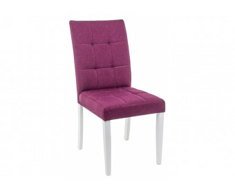 Стул Madina white / fabric purple