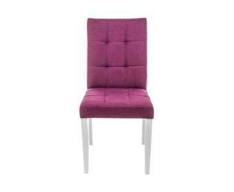 Стул Madina white / fabric purple