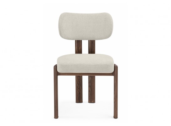 Стул на металлокаркасе Bandi бежевый / орех в Ростове-на-Дону