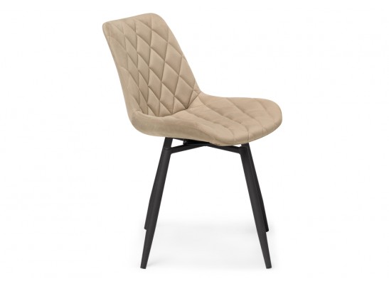 Стул на металлокаркасе Баодин К крутящийся бежевый / черный в Ростове-на-Дону