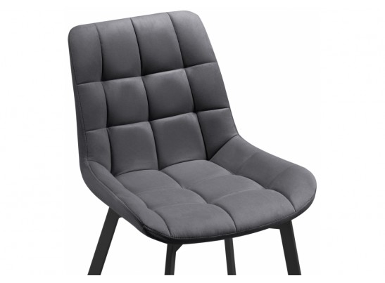 Стул на металлокаркасе Челси темно-серый 996 / черный в Ростове-на-Дону