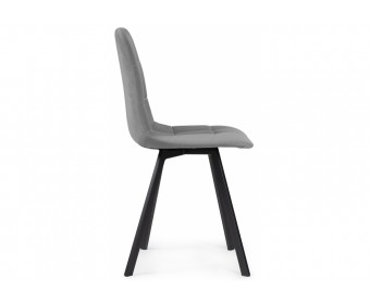 Стул на металлокаркасе Чилли светло-серый / черный