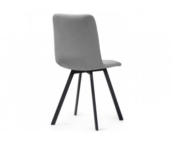 Стул на металлокаркасе Чилли светло-серый / черный