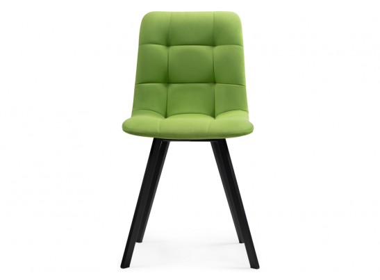 Стул на металлокаркасе Чилли светло-зеленый / черный каркас в Ростове-на-Дону