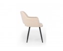 Стул на металлокаркасе Эолин 360 бежевый (glory 03) / черный в Ростове-на-Дону