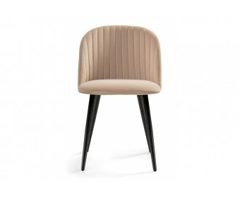 Стул на металлокаркасе Gabi 1 dark beige / black
