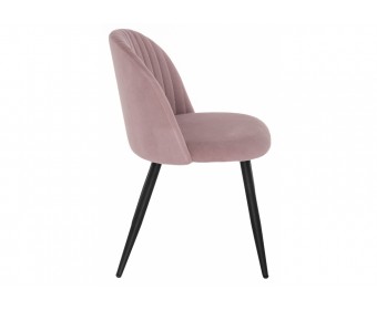 Стул на металлокаркасе Gabi 1 light purple / black