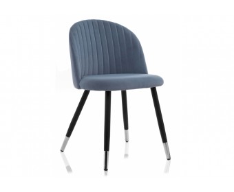 Стул на металлокаркасе Gabi blue / black