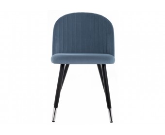 Стул на металлокаркасе Gabi blue / black