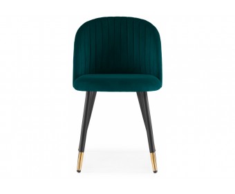 Стул на металлокаркасе Gabi green / black