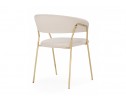 Стул на металлокаркасе Kamelia бежевый / золотой в Ростове-на-Дону