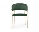 Стул на металлокаркасе Kamelia dark green / gold в Ростове-на-Дону