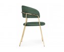 Стул на металлокаркасе Kamelia dark green / gold в Ростове-на-Дону
