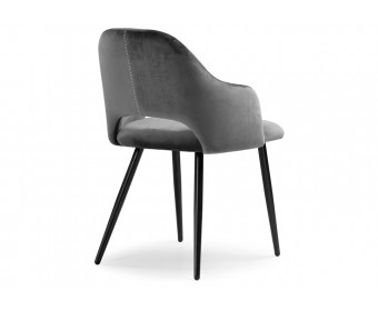 Стул на металлокаркасе Konor dark gray