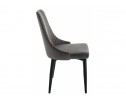 Стул на металлокаркасе Kora dark gray / black в Ростове-на-Дону