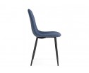 Стул на металлокаркасе Lilu dark blue / black в Ростове-на-Дону