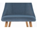 Стул на металлокаркасе Morgan blue / wood в Ростове-на-Дону