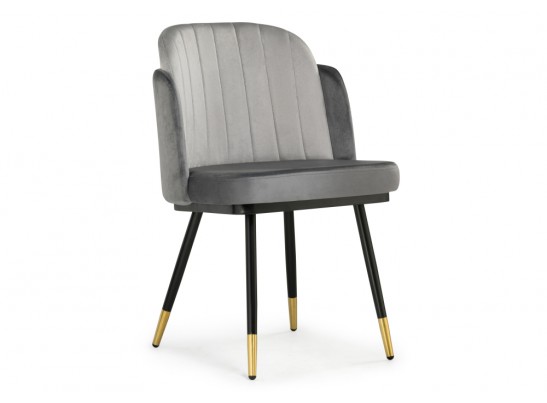 Стул на металлокаркасе Penelopa dark gray / light gray / black / gold в Ростове-на-Дону