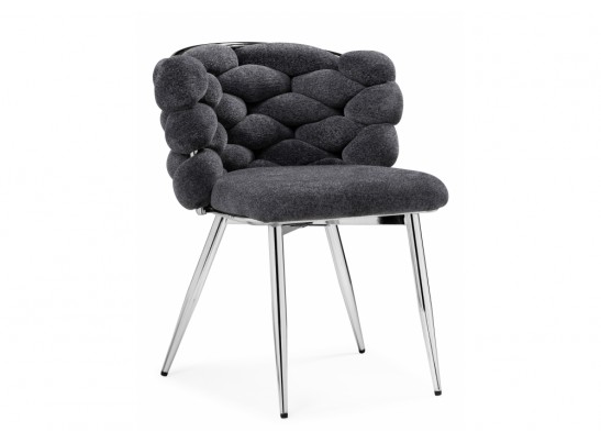 Стул на металлокаркасе Rendi gray-blue / chrome в Ростове-на-Дону