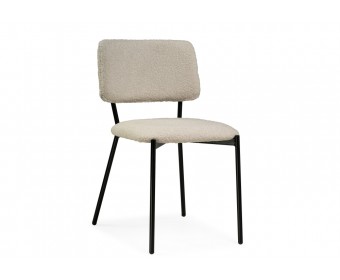 Стул на металлокаркасе Reparo beige / black