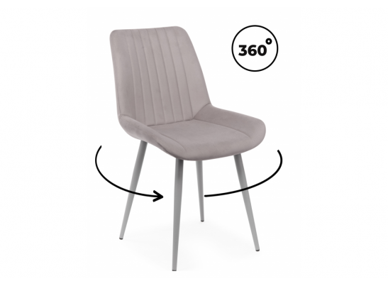 Стул на металлокаркасе Седа 360 латте (zd 290) / серый в Ростове-на-Дону