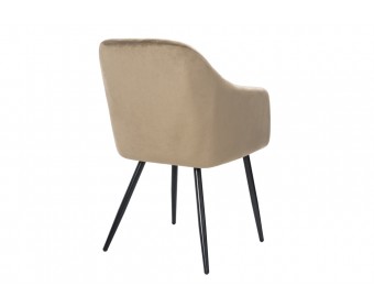 Стул на металлокаркасе Slam dark beige
