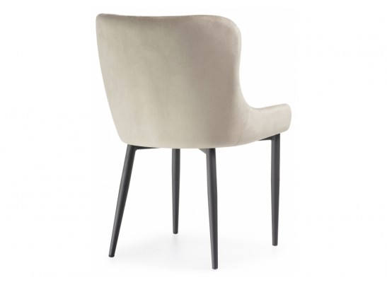 Стул на металлокаркасе Teo beige / black в Ростове-на-Дону