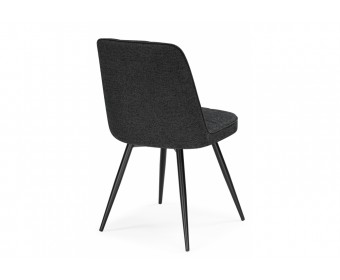 Стул на металлокаркасе Texas 4 поворотный темно-серый / черный