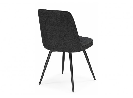 Стул на металлокаркасе Texas 4 поворотный темно-серый / черный в Ростове-на-Дону