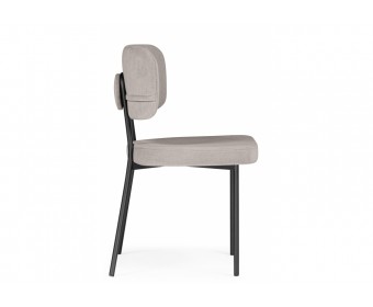 Стул Вакао латте brendy smoke 04 / черный