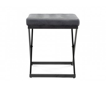 Табурет German dark grey / black
