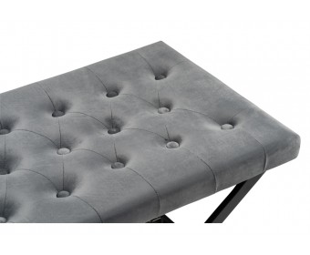 Табурет German dark grey / black