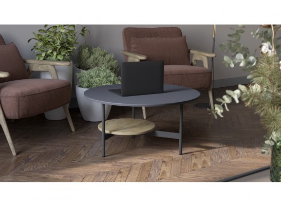 Журнальный стол Калифорния Марио Графит/дуб сонома в Ростове-на-Дону