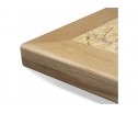 Журнальный столик SHT-TU29/H36/70/70 ДУБ/OSB прозрачный лак / чёрный муар в Ростове-на-Дону