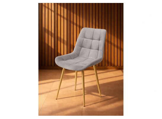 Стул на металлокаркасе Челси 360 К латте (zd 290) / золотой в Ростове-на-Дону