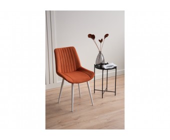 Стул на металлокаркасе Седа терракотовый (zd 432) / белый