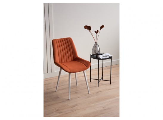 Стул на металлокаркасе Седа терракотовый (zd 432) / белый в Ростове-на-Дону