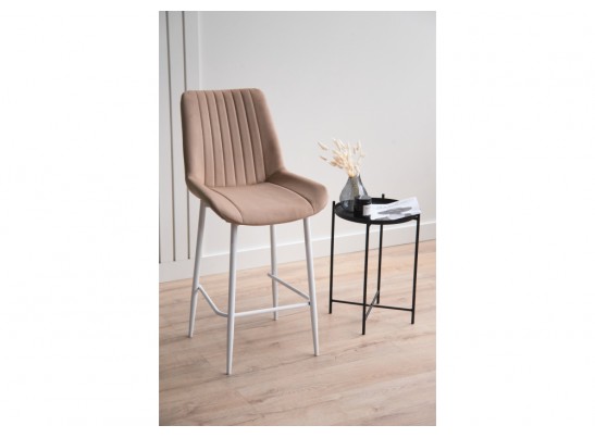 Полубарный стул Седа 360 бежевый (zd 210) / белый в Ростове-на-Дону