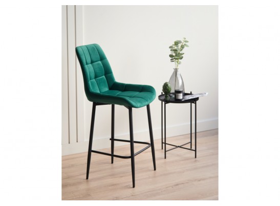 Полубарный стул Челси зеленый (zd 667) / черный в Ростове-на-Дону