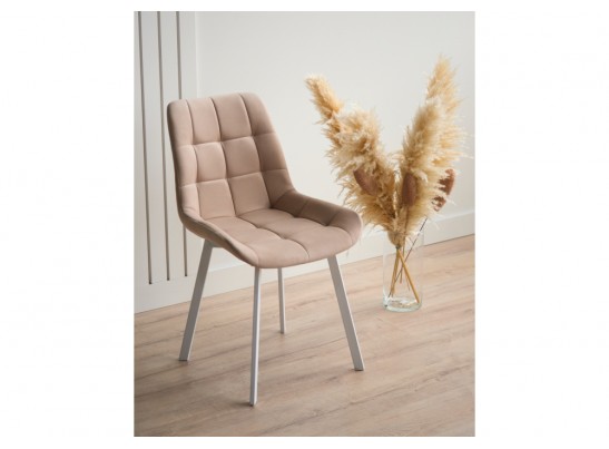 Стул на металлокаркасе Челси 360 П бежевый (zd 210) / белый в Ростове-на-Дону