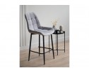 Полубарный стул Челси 360 светло-серый (zd 960) / черный в Ростове-на-Дону