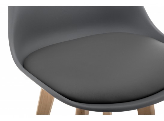 Барный стул Burbon серый в Ростове-на-Дону