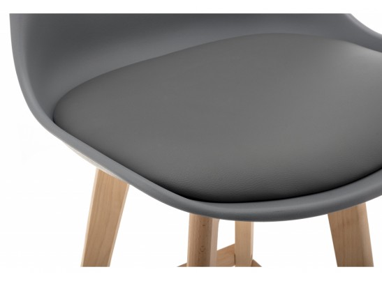 Барный стул Burbon серый в Ростове-на-Дону