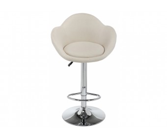 Барный стул Cotton beige fabric