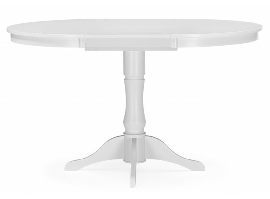 Деревянный стол Амадей 90(130)x90 белый матовый в Ростове-на-Дону